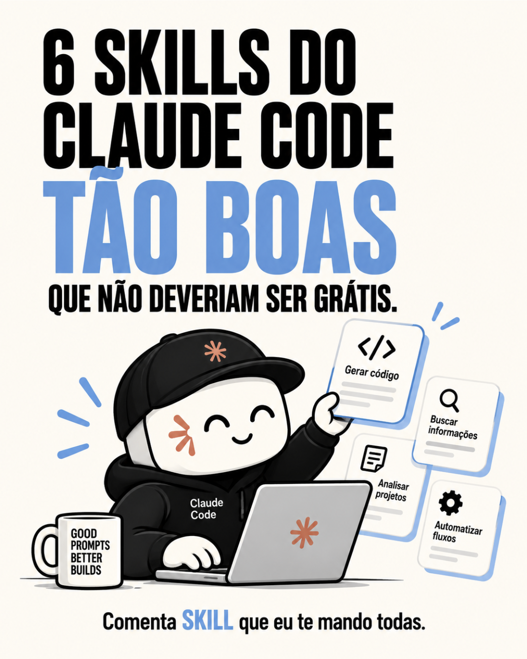 Carrossel Matheus Fassheber — 6 skills do Claude Code